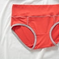 thumbnail image 3 of adviicd Lingerie Underwear Seamless Cotton Briefs Panties for Womens Red 3X-Large, 3 of 5