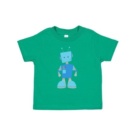 

Inktastic Cute Robot Funny Robot Silly Robot Blue Robot Gift Toddler Boy or Toddler Girl T-Shirt