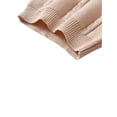 thumbnail image 5 of Qiylii Girl’s Solid Color Sweater Jacquard O-Neck Long Sleeve Knitted Tops, 5 of 9