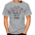 thumbnail image 4 of Tshirt Funny Bunny Rabbit Easter Graphic Novelty Tee for Women Men Kids, 4 of 9