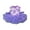 Purple, variant on Pet Dress Charming Dog Skirt Purple M Size with Bowknot Decoration for Small Medium Cats Dogs Year-Round Clothing Outfit