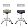 thumbnail image 5 of KLL Sardine Round Bar Chair Cushion Cover 12 inch ,Bar Stool Protector with Elastic, Soft Washable, 5 of 6
