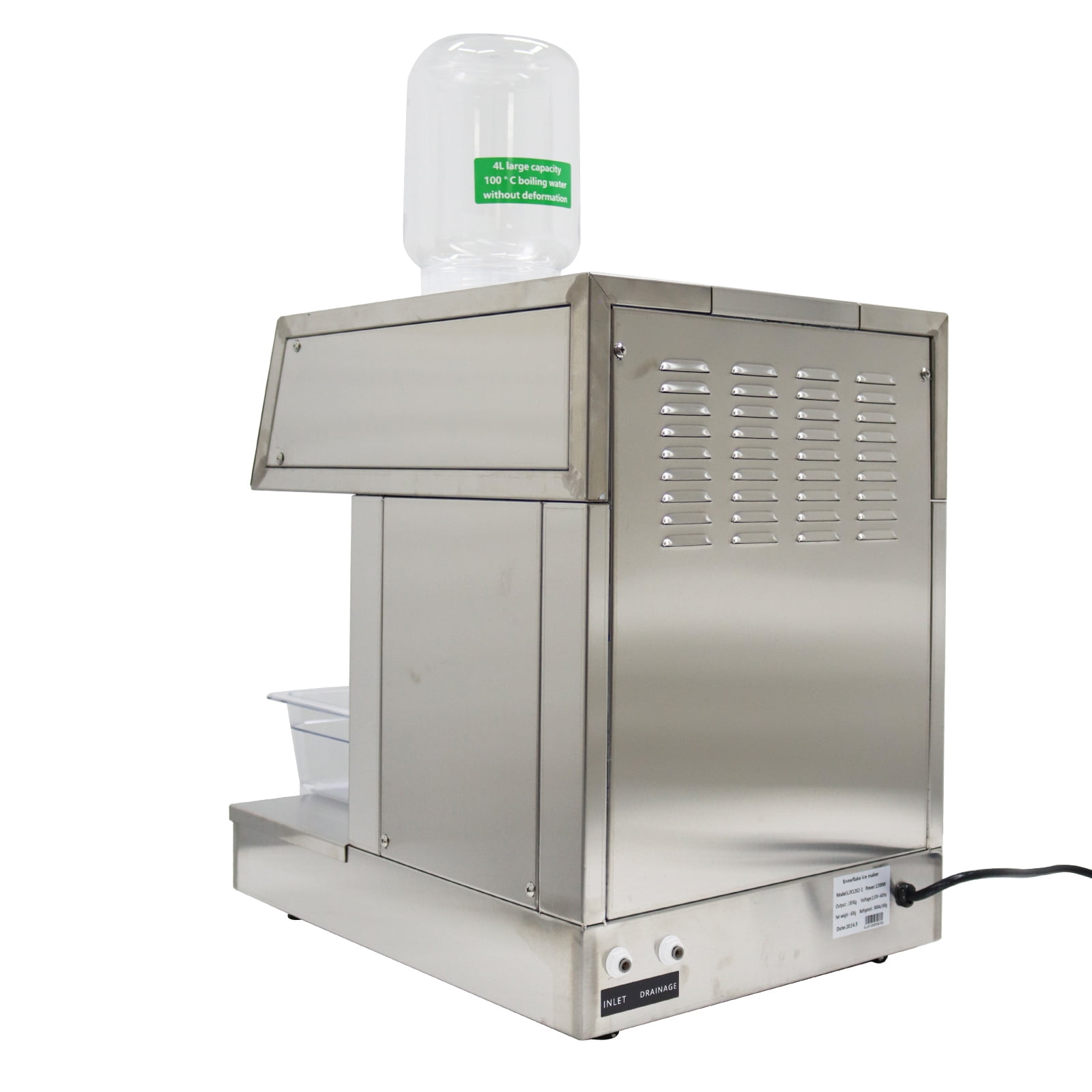 Commercial Snowflake Ice Machine Stainless Steel Ice Shaver