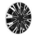 thumbnail image 6 of UNOMOR Automotive Hubcaps Wheel Silver Black Enhanced PP 1Pcs, 6 of 8