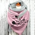thumbnail image 2 of Foulard Boutonnée Chaude en Coton Imprimé Botanique pour Femmes, 2 of 3