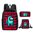 thumbnail image 1 of Mochila Among Us Mochilas Anime Among us Schoolbag Conjunto De Tres Piezas Juego De Mercancía De Escuela Primaria Estudiantes Mochila Bolso De Hombro Estuche Escolar Niños Niñas Mochilas Escolares set, 1 of 4