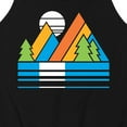 thumbnail image 3 of Instant Message - Retro Mountains Sunset - Men's Jersey Tank Top, 3 of 6