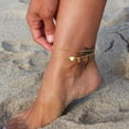 thumbnail image 4 of Turandoss 14K Gold Plated Initial Ankle Bracelets for Women - Layered Heart Letter A-Z Dainty Anklets for Women Waterproof, Anklets Jewelry Personalized Birthday Gifts for Women Teen Girls, 4 of 8