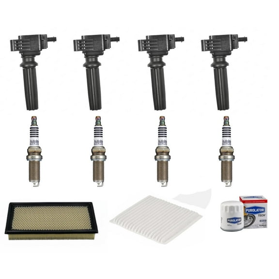 Direct Ignition Coils Spark Plugs Tune Up for 2012-2015 Ford Edge 2.0L