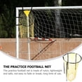 thumbnail image 4 of IFANLANDOR Practice Football Net Soccer Training Net Practical Design Yellow 1Set 28x17In For School And Party, 4 of 5