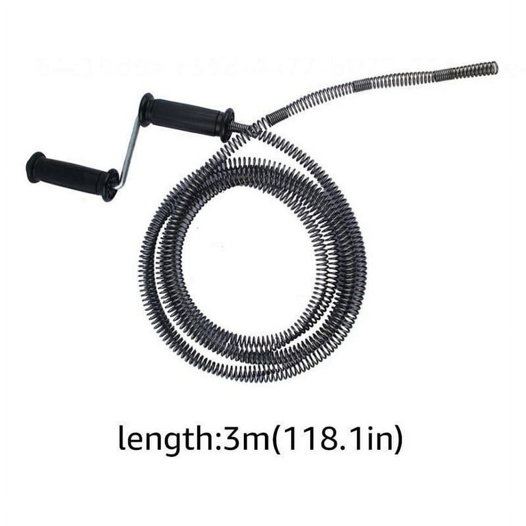 Liquid-Plumr 3/8-in x 3-ft Music Wire Toilet Auger at