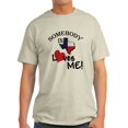 thumbnail image 1 of CafePress - Somebody In Texas Loves Me Ash Grey T Shirt - Light T-Shirt - CP, 1 of 1