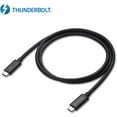 thumbnail image 2 of Cable Matters Certified 20 Gbps Thunderbolt 3 Cable (USB C Thunderbolt Cable) in Black 6.6 Feet Supporting 100W Charging, 2 of 6