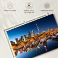 thumbnail image 6 of Elephant Stock Toronto Marina Yachts Wall Art - Horizontal Canvas Wall Art - Living Room Wall Decor - Places Canvas - Blue And Brown Decor - 45" x 30", 6 of 8