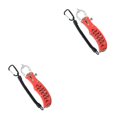 thumbnail image 1 of Maytalsory Stainless Steel Fish Grip Hook Clamp Grabber Multifunction Lure Pliers Hand Controller Fishing Tackle Accessory Red 2PCS, 1 of 1