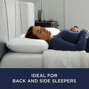 Tempur Pedic Memory Foam Dual Sided 2 in 1 Pillow, Queen Size, Adult