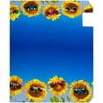 thumbnail image 4 of Coolnut Mailbox Cover Sunflowers with Sunglasses On Blue Post Mail Box Cover Magnetic Mail Wraps Cover Oversize 25.4" L x 20.78" W, 4 of 5
