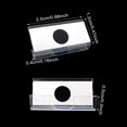 thumbnail image 2 of 100PCS Self-Adhesive Plastic Earrings Card Adapter Plastic Lip Hanger for Earring Necklace Card Display, 2 of 7