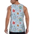thumbnail image 3 of Easygdp Sea Turtle Men's Tank Top, Sleeveless Muscle T Shirts, Breathable, Quick-Dry, Loose for Gym, Running, Fitness - X-Large, 3 of 9