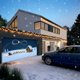 thumbnail image 5 of Christmas Garage In Garage Door Decorations Christmas Banners Backdrops Decorations Hanging Decor For Indoor Outdoor House Lawns Party Background 12.12x5.9FT, 5 of 6