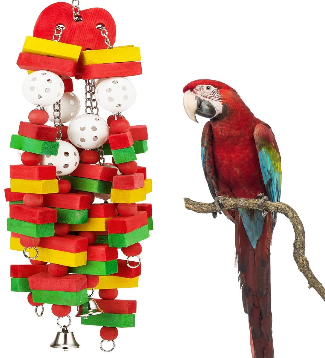 Bird Parrot Toy Zumba Cage Toys African grey Cockatoo Conure Amazon Quaker 