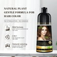 thumbnail image 3 of (4 pack) Herbishh Hair Color Shampoo for Gray Hair – Magic Hair Dye Shampoo – Colors Hair in Minutes–Long Lasting–500 Ml–3-In-1 Hair Color–Ammonia-Free (Chestnut Brown Pack of 24), 3 of 7