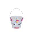 thumbnail image 2 of 3 Pack Unicorn Easter Baskets for Kids Egg Hunt with Handles, Cute Easter Basket for Carrying Eggs and Gifts, Unicorn Printed Toys Bucket Tote Set, Easter Party Supplies, 2 of 4