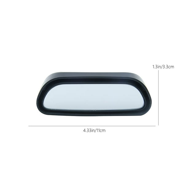 Herunwer Car Blind Spot Auxiliary Mirror, High-Definition Real Glass Lens with Adjustable Wide-Angle Design