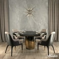 thumbnail image 3 of Hunter - Jupiter Star 18-light Brushed Nickel, Extra Large Pendant Light, Dimmable, Sputnik Shaped, for Bedrooms, Dining, Living Rooms - 19344, 3 of 7
