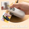 thumbnail image 3 of Mini Bag Sealer, 2 in 1 Handheld Heat Sealer and Cutter,Handheld Heat Sealer Machine with Magnetic, Portable Bag Sealer Heat Seal for Keep Food Fresh K3E3, 3 of 7
