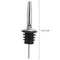 thumbnail image 3 of Bec verseur conique pour bouteille de vin avec bouchon anti-poussière en silicone, acier inoxydable 304, 3 of 4