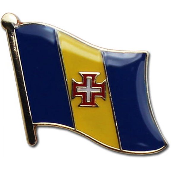 Madeira Flag Lapel Pin