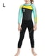 thumbnail image 2 of Niños con traje de baño con cuello redondo traje de baño de una pieza Traje de baño elástico para niñas Nylon Surfing Ropa Traje de baño para nadar Buceo Verde L Inevent OD003305-08, 2 of 7