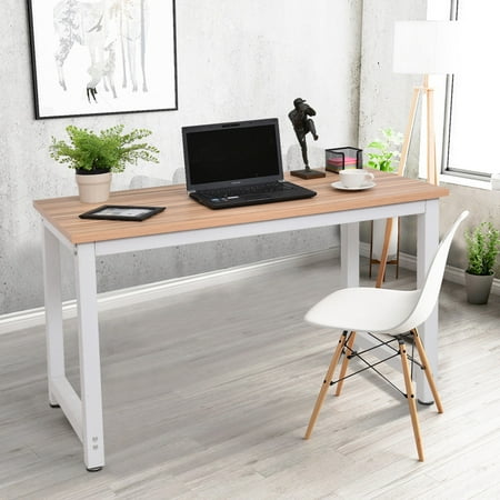 Costway Wood Computer Desk Pc Laptop Table Study Workstation Home Costway Wood Computer Desk Pc Laptop Table Study Workstation Home Office Furniture