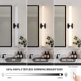 thumbnail image 4 of KAISITE 1-Light Dimmable Bathroom Vanity Light, Water-Proof Bath Bar with Acrylic Lampshade for Mirror, Bathroom, Vanity Area, 4 of 6
