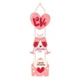 thumbnail image 2 of SeekLGT Valentine’s Day Door Hanging Decorations Red Pink Heart Love Signs Nonwoven Felt Hanging Ornaments for Front Door Wall Party Home Decor, 2 of 5