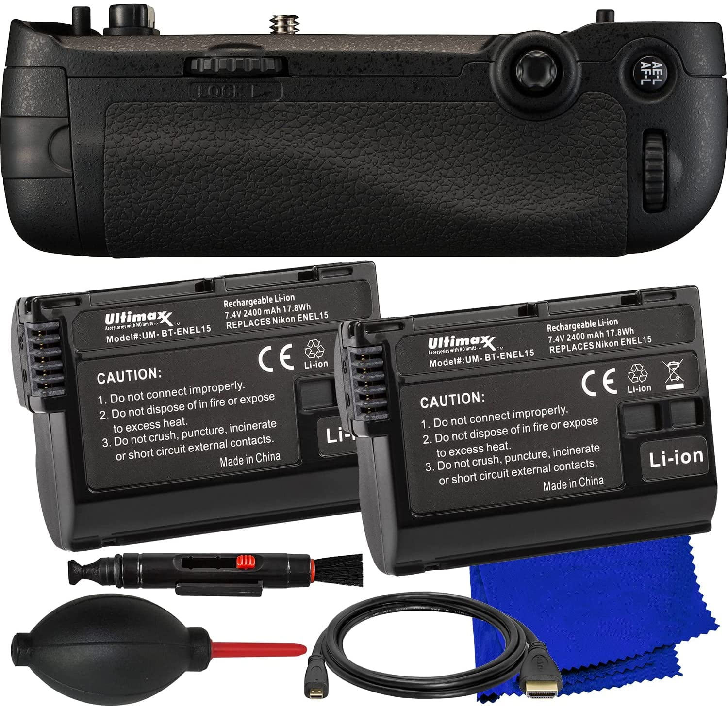 Nikon MBD16 Multi Battery Power Pack/Grip for D750 27154 6PC