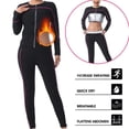 thumbnail image 5 of snilers Sauna Suit Women Plus Size Weight Loss Zipper Sauna Jacket Pants Set 2 Piece Sweat Suits for Gym Workout Exercise XXXL, 5 of 8