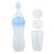 thumbnail image 2 of Taza De Alimentación Para Personas Mayores, Taza De Alimentación Azul Para Personas Mayores, Silicona Suave A Prueba De Fugas, Exprimido Con Una Mano Para Gachas De Nutrientes, 2 of 8