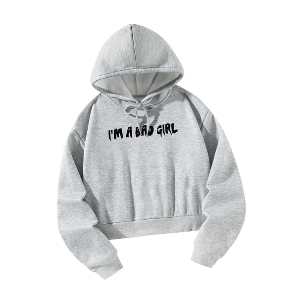 La caída simple casual del suéter del cordón de las sudaderas con capucha de las mujeres viste la manga larga de los suéteres SG