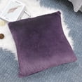 thumbnail image 3 of Home Soft Things Faux Fur Throw Pillow Cover 4 Piece Set-Imperial Purple - 20" x 20", 3 of 9