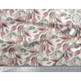 thumbnail image 3 of Soimoi Velvet Fabric Beech Leaves Print Fabric by Yard 58 Inch Wide, 3 of 3