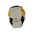 thumbnail image 3 of Barkertime Yellow Christmas Penguin on Frosty Cream Dog Diaper, 3 of 6