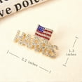thumbnail image 4 of Kamala Harris Brooch 2024 US Presidential Election Campaign Souvenir America Flag Lapel Pins, 4 of 6