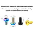 thumbnail image 4 of TOOPRE T25 Disc Brake Mounting Screws for Mountain Bikes, M5x10mm Titanium Alloy, Gold Finish, 12-Piece Set with Storage Box, 4 of 6