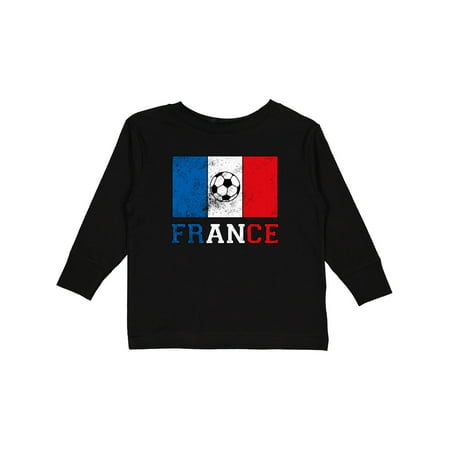 

Inktastic French Soccer Gift Toddler Boy or Toddler Girl Long Sleeve T-Shirt