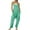Z001-Mint Green, variant on Jumpsuits for Women Summer Sleeveless Spaghetti Strap Baggy Solid Long Romper Dressy Casual Stretchy Loose Overalls with Pockets