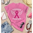 thumbnail image 3 of S4E Women's Stronger Together Breast Cancer T-Shirt Large Azalea Pink, 3 of 4