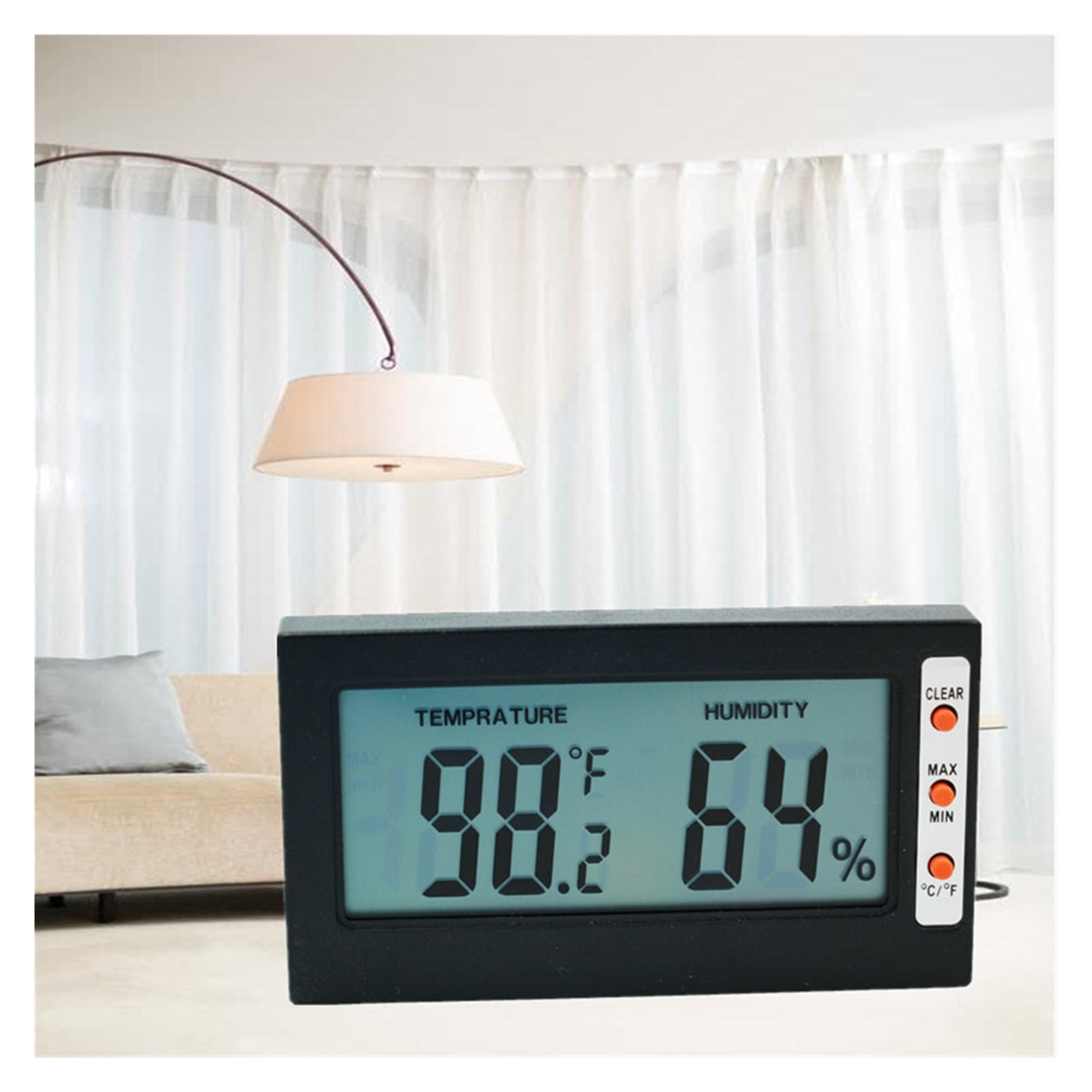 LCD Digital Electronic Thermometer Hygrometer Tester Temperature Humidity Sensor Indoor Detector ,Fast Response