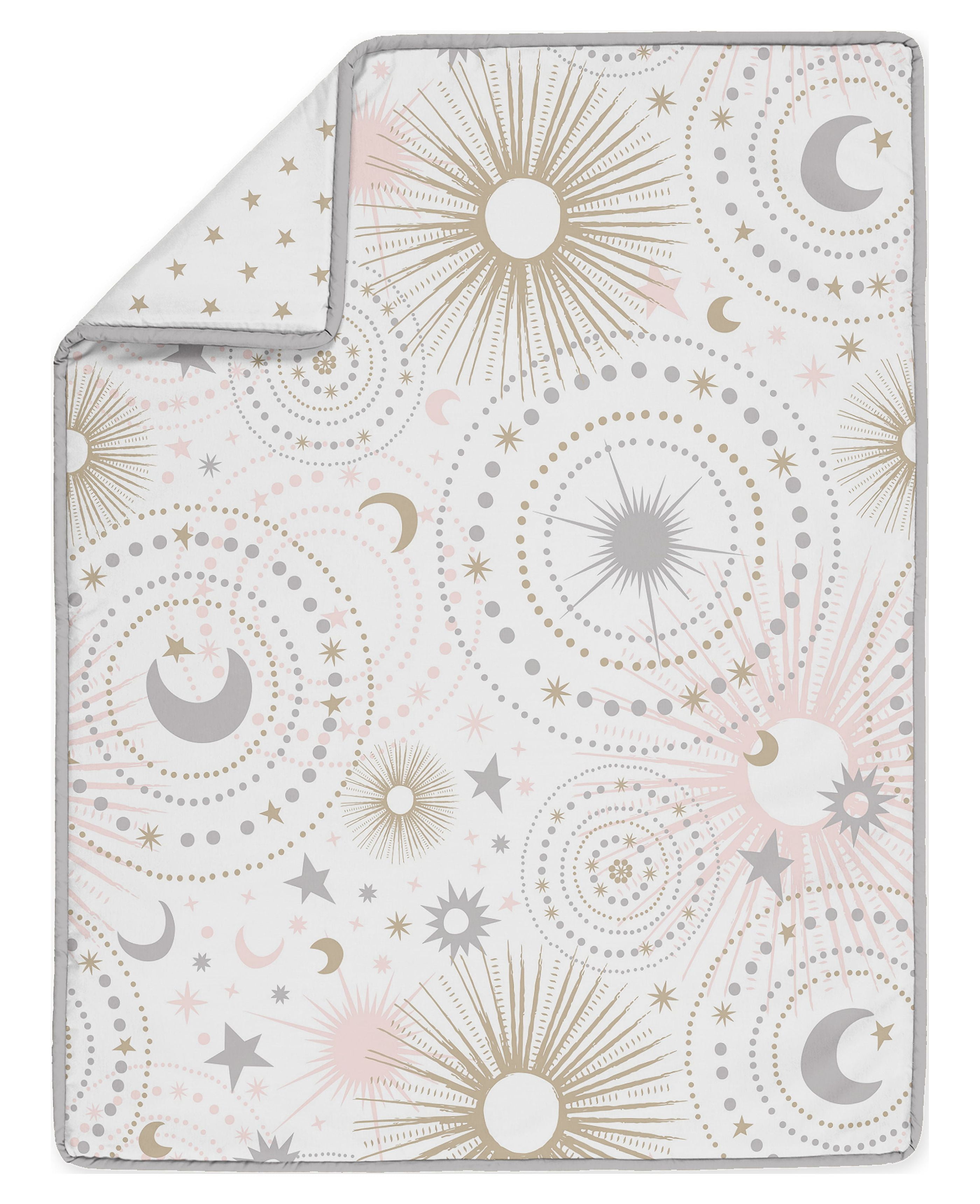 Sweet Jojo Designs Celestial Pink 5 Piece Crib Bedding Set